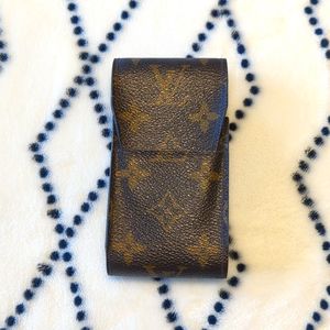 Louis Vuitton Vintage Cigarette Case Brown Monogram